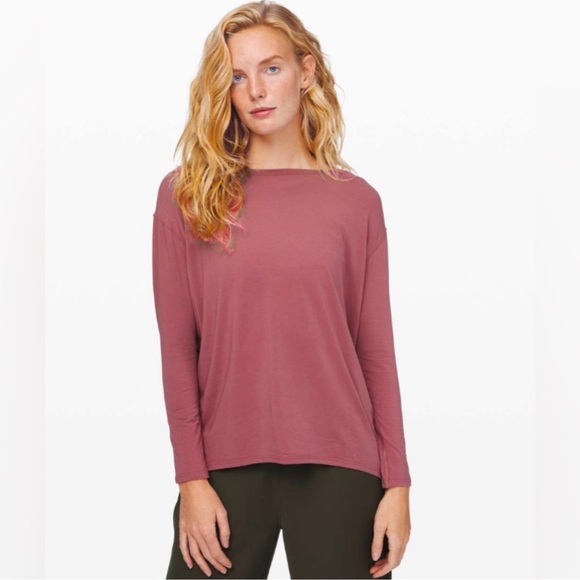 Lululemon Back In Action Long Sleeve Size 6 - Picture 1 of 10